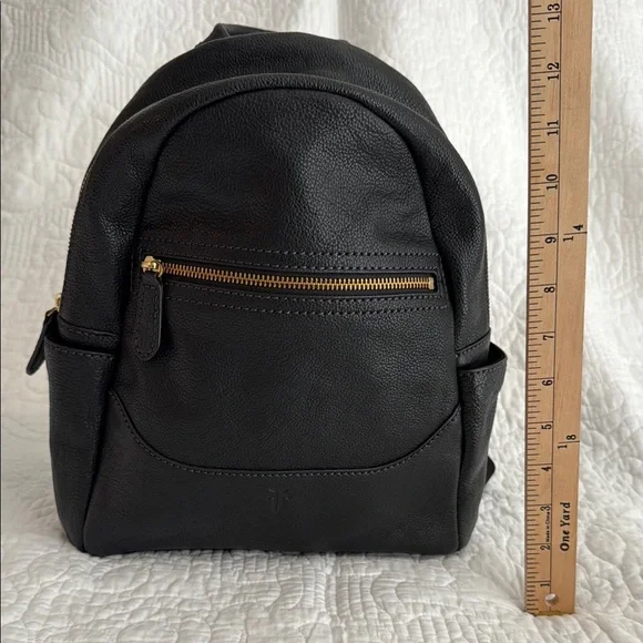 Frye Black Leather Backpack - Picture 11 of 12